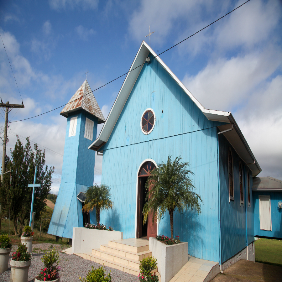 Capela Nossa Senhora de Lourdes - Tunas Altas. Crédito de imagem: Luciano Silva